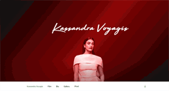 Desktop Screenshot of kassandravoyagis.com